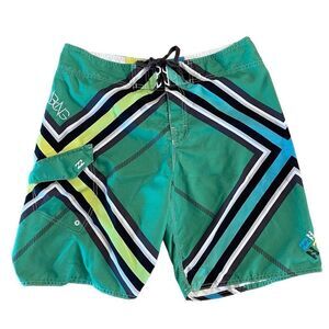 Billabong Board Shorts Men Surf Swim Trunks Brian Grubb Wake Series Size 36